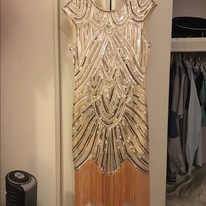 Women’s sequin gatsby flapper dress